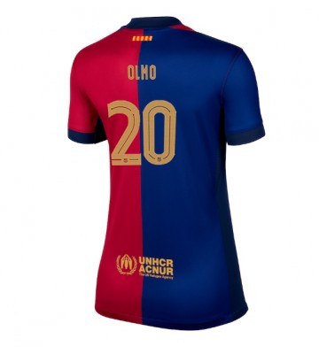 Barcelona Dani Olmo #20 Hemmatröja Kvinnor 2024-25 Kortärmad